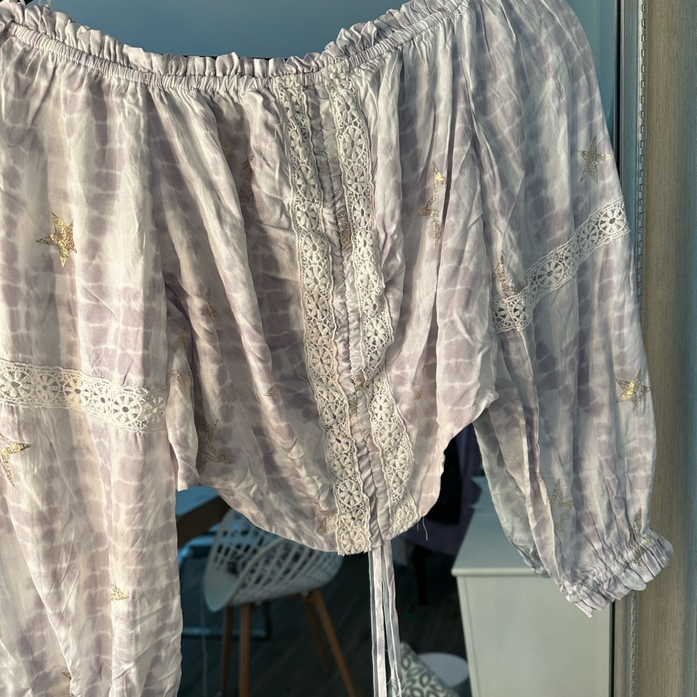 Surf Gypsy: Size M.. Boho style crop top! - Picture 3 of 7